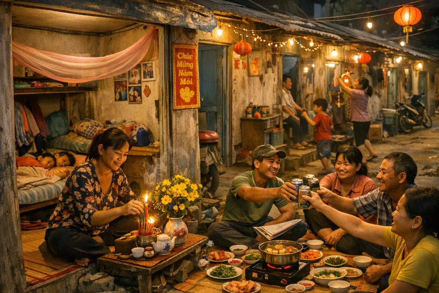 Dãy Phòng Trọ Cuối Năm – Câu Chuyện Ấm Lòng Của Người Bán Vé Số Sa Xứ